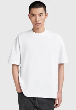 AllSaints tricou din bumbac HAVEN culoarea gri, uni, M029JC imagine
