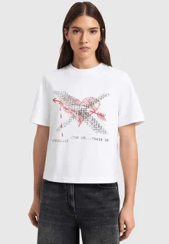 AllSaints tricou din bumbac HEARTACHE imagine