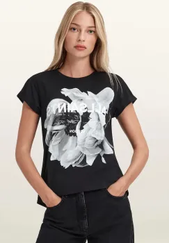 AllSaints tricou din bumbac LENA culoarea negru, W021JD imagine