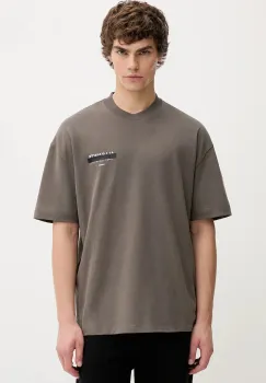 AllSaints tricou din bumbac REDACT SS CREW culoarea negru, cu imprimeu, M002PC imagine