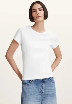 AllSaints tricou din bumbac STEVIE culoarea alb, W194JA imagine