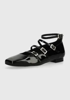 Alohas balerini de piele Luke culoarea negru, S100056.01 imagine