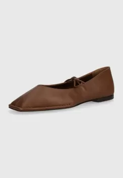 Alohas balerini de piele Sway culoarea maro, S00191.13 imagine