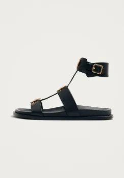 Alohas sandale de piele Clarisa culoarea negru, S100833-01 imagine