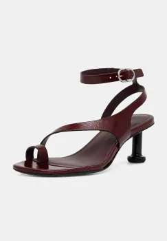 Alohas sandale de piele Miquela culoarea bordo, S100792-02 imagine