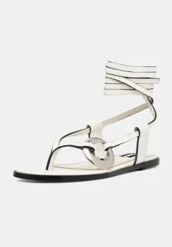 Alohas sandale de piele Morosia culoarea bej, S100785-02 imagine