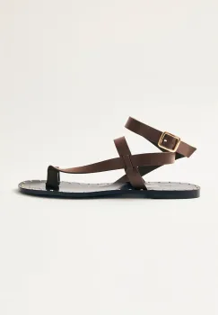 Alohas sandale de piele Tallula femei, culoarea maro, S100638-02 imagine