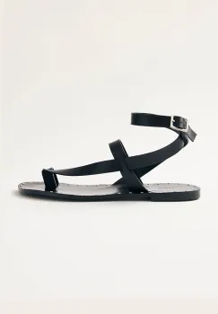 Alohas sandale de piele Tallula femei, culoarea negru, S100638-01 imagine
