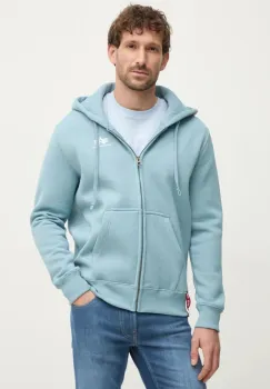 Alpha Industries bluza barbati, cu gluga, cu imprimeu, 118342 imagine
