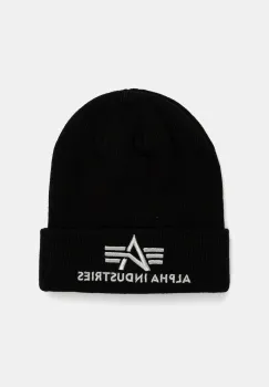 Alpha Industries caciula culoarea negru, 168910.423 imagine