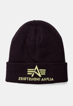 Alpha Industries caciula culoarea violet, din tesatura neteda imagine