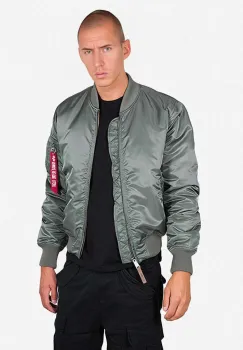 Alpha Industries geaca bomber Kurtka Alpha Industries MA-1 VF 59 191118 432 barbati, culoarea verde, de tranzitie 191118.432-green imagine