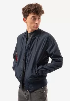 Alpha Industries geaca bomber MA-1 TT barbati, culoarea albastru marin, de tranzitie 191103.07-navy imagine
