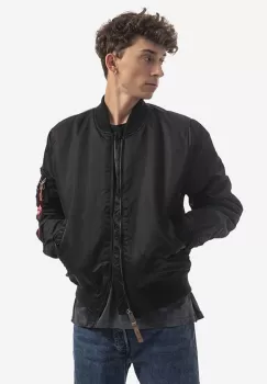 Alpha Industries geaca bomber MA-1 VF 59 barbati, culoarea negru, de tranzitie 191118.03-black imagine