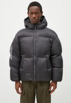 Alpha Industries geaca Cloud Puffer Bomber barbati, culoarea gri, de iarna, oversized, 148130 imagine