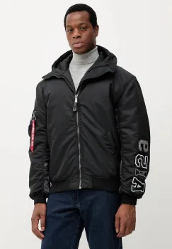 Alpha Industries geaca culoarea negru, de iarna, 258123.03 imagine
