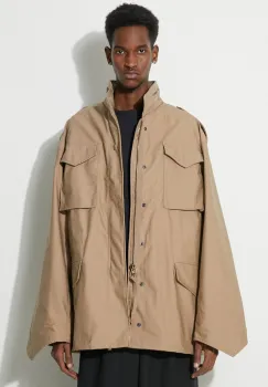 Alpha Industries geaca M-65 barbati, culoarea bej, de tranzitie, oversize, 100103 imagine