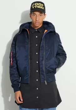 Alpha Industries geaca MA-1 Hooded barbati, de iarna imagine