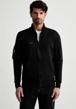 Alpha Industries hanorac cu fermoar pentru barbati cu bumbac DTM Mid imagine