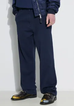 Alpha Industries pantaloni Chino barbati, culoarea albastru marin, cu fason chinos, 146203 imagine