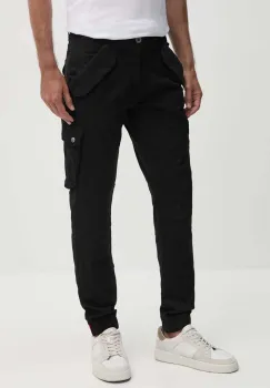 Alpha Industries pantaloni Combat Pant LW barbati, culoarea negru, cu fit cargo 126215.03-black imagine