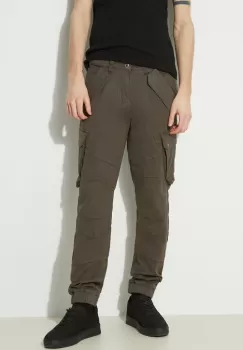 Alpha Industries pantaloni Combat Pant LW barbati, culoarea verde, cu fason cargo, 126215 imagine