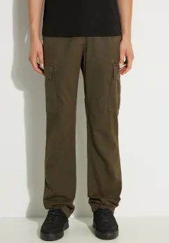 Alpha Industries pantaloni de bumbac Agent Pant culoarea verde, cu fason cargo, 158205 imagine