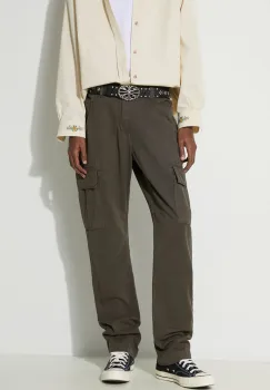 Alpha Industries pantaloni de bumbac Agent Pant culoarea verde, cu fit cargo, 158205 imagine