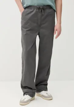 Alpha Industries pantaloni de bumbac Basic Cotton Pants barbati, culoarea gri, drept, 156214 imagine