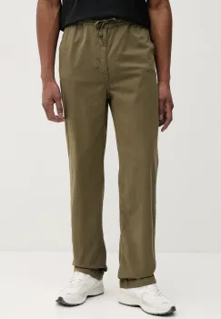 Alpha Industries pantaloni de bumbac Basic Cotton Pants barbati, culoarea verde, drept, 156214 imagine