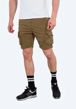 Alpha Industries pantaloni scurti barbati, culoarea maro 176203.13-brown imagine