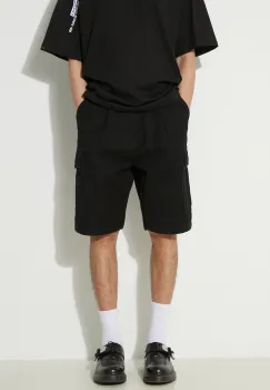 Alpha Industries pantaloni scurti din bumbac Aircraft culoarea negru, 146250 imagine