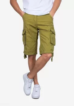 Alpha Industries pantaloni scurti din bumbac Alpha Industries Jet Short 191200 440 culoarea maro 191200.440-brown imagine