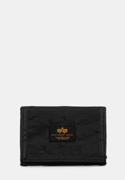 Alpha Industries portofel Combat Label Wallet culoarea negru, 156951 imagine