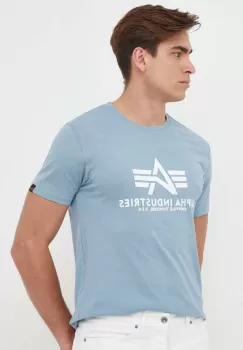 Alpha Industries tricou din bumbac cu imprimeu imagine