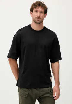 Alpha Industries tricou din bumbac culoarea negru, uni, 156550.03 imagine