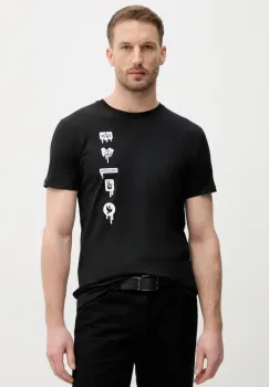 Alpha Industries tricou din bumbac Freedom T barbati, culoarea negru, cu imprimeu, 156539 imagine