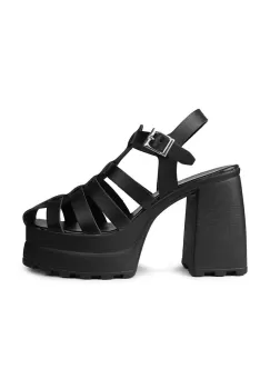Altercore sandale Amy culoarea negru, Amy imagine