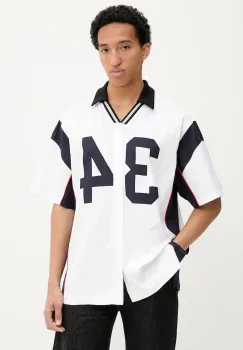 AMBUSH camasa din bumbac Sports Designed Shirt culoarea alb, cu guler clasic, relaxed, 12115310 imagine