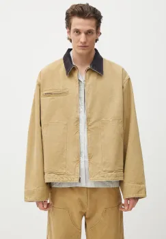 AMBUSH geaca din denim Canvas Work Jacket culoarea bej, de tranzitie, 12115307 imagine