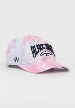American Needle sapca de baseball din bumbac Janis Joplin culoarea roz, modelator imagine