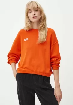 American Vintage bluza femei, culoarea portocaliu, neted, IZU03AH24 imagine