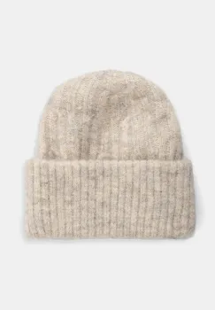 American Vintage caciula din amestec de lana Bonnet culoarea bej, din tesatura neteda, EAST22A imagine