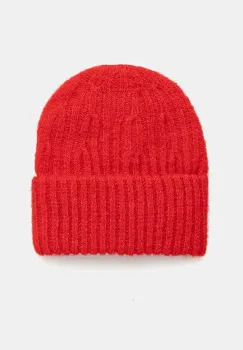 American Vintage caciula din amestec de lana Bonnet culoarea bej, din tesatura neteda, EAST22A imagine