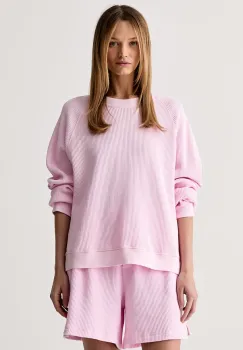 American Vintage hanorac oversized pentru femei din bumbac imagine