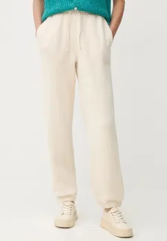 American Vintage pantaloni de trening culoarea bej, uni, FIK05A imagine