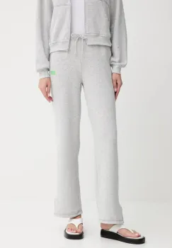 American Vintage pantaloni de trening culoarea gri, melanj, EVO05B imagine