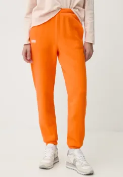 American Vintage pantaloni de trening culoarea portocaliu, neted, IZU05BE25 imagine