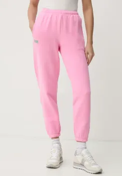 American Vintage pantaloni de trening culoarea roz, neted, IZU05BE25 imagine