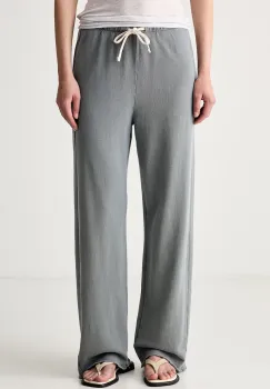 American Vintage pantaloni de trening pentru femei din bumbac imagine